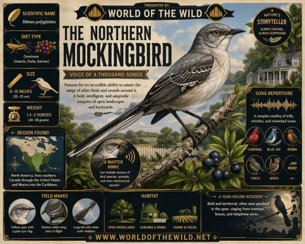 Northern Mockingbird Infographic