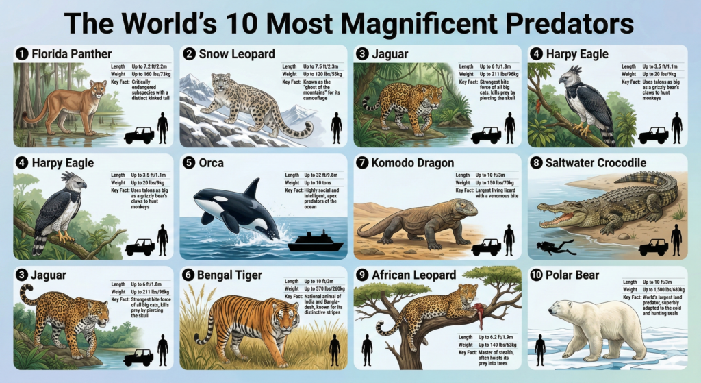 The World's 10 Most Magnificent Predators