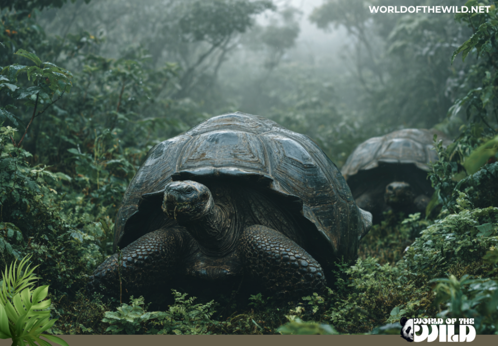 Giant tortoises
