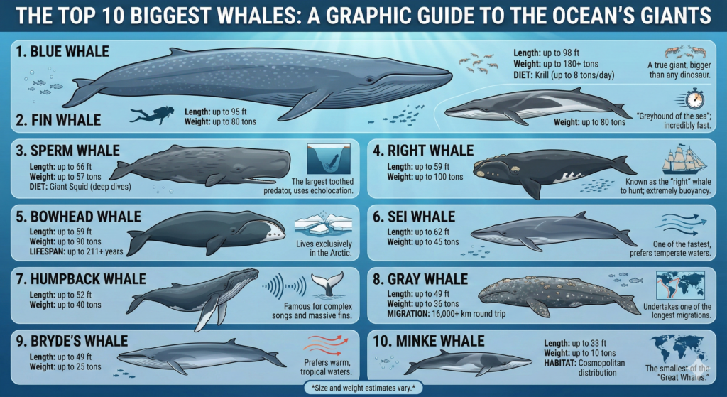 The 10 Biggest Whales in the World