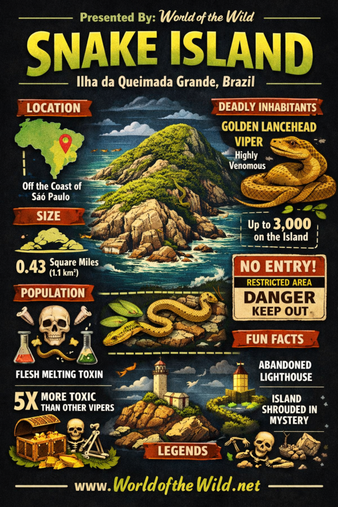 Snake Island Infographic