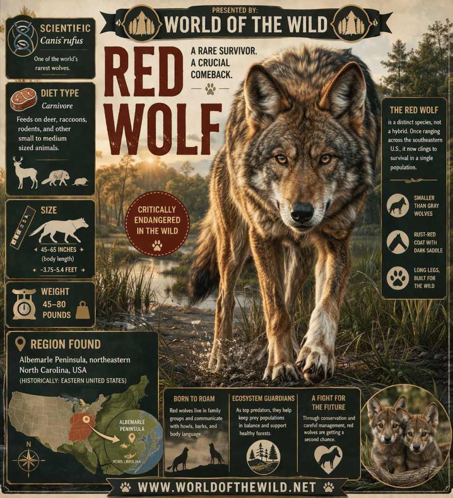 Red Wolf Infographic