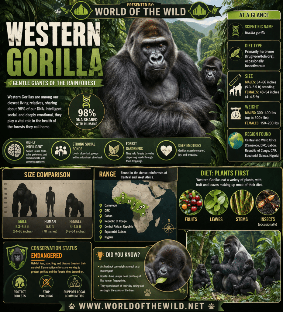 Western Gorilla Infographic