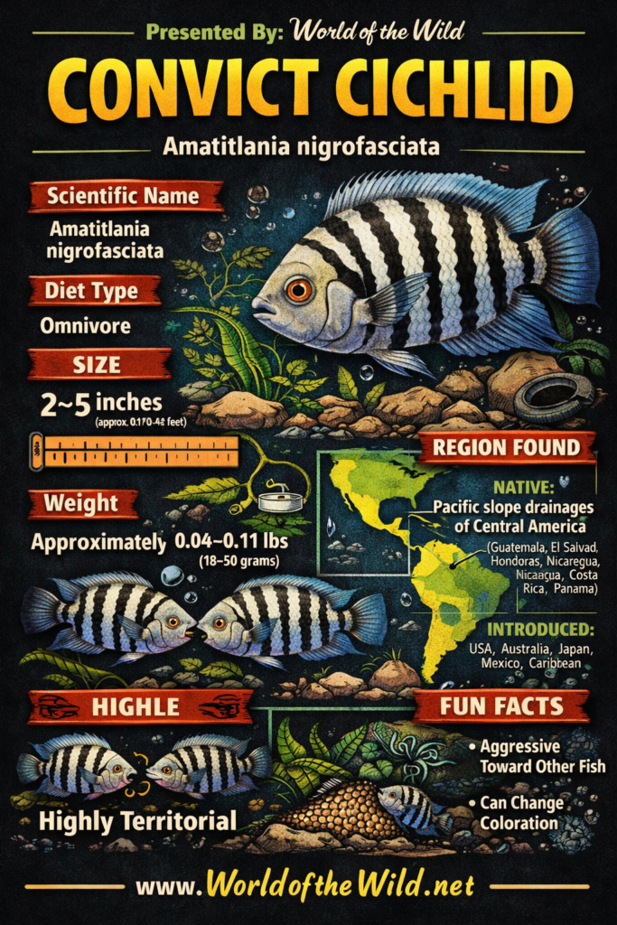 Convict Cichlid InfoGraphic