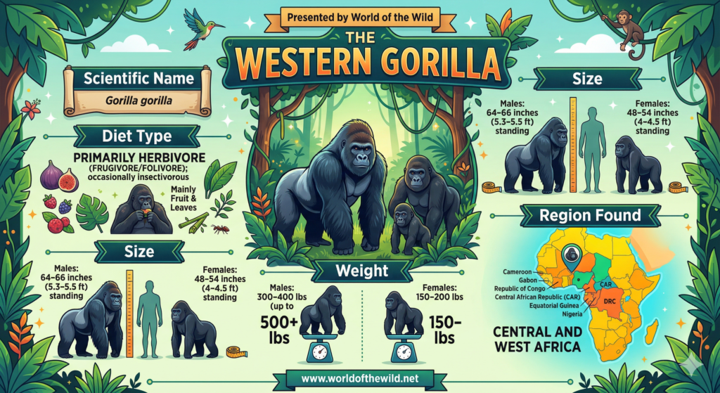 Western Gorilla Infographic
