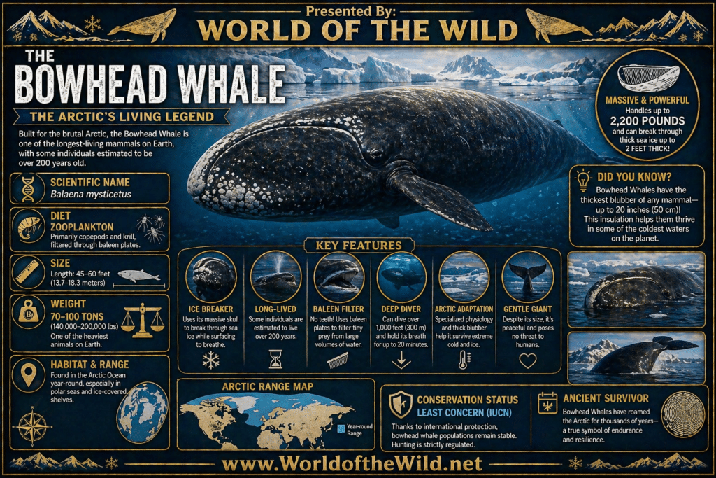 Bowhead Whale Infographic
