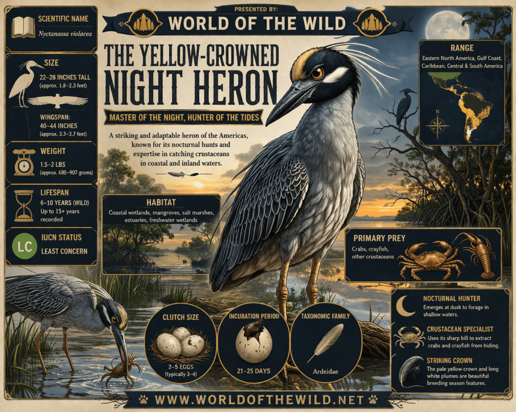 Yellow-Crowned Night Heron